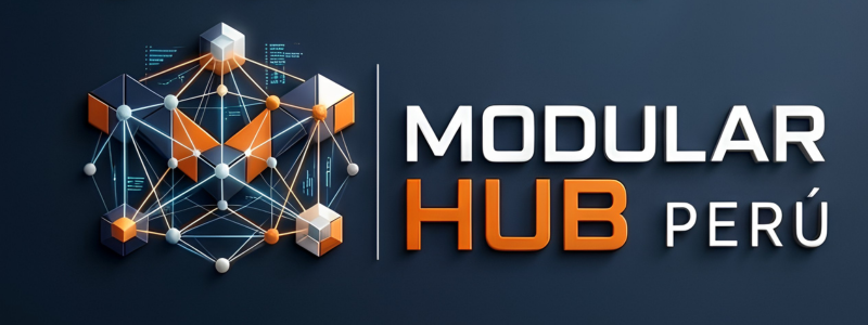 Logo Modular Hub Perú